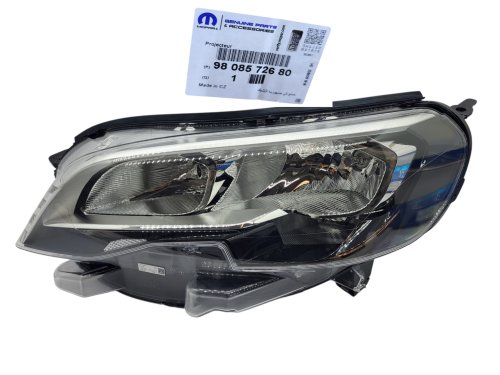Left Headlight 9808572680 Peugeot Expert IV Original New