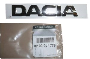 Dacia Lettering Rear Emblem 8200907776 Genuine New