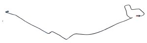 Brake Hose 9677920680 Right Front Peugeot 207 Original New