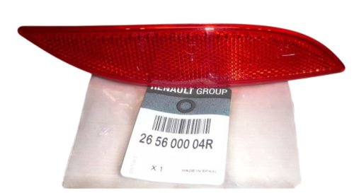 Bumper Reflector 265600004R Renault Scenic III, Fluence, Megane III Right New Genuine
