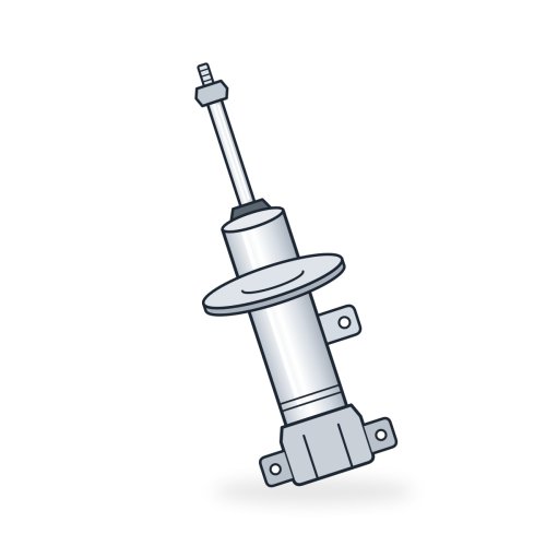 Front Right Shock Absorber 9808140080 Peugeot RCZ Genuine New