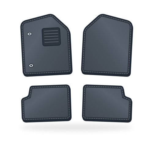 Velour Floor Mats Set 8201663518 Renault Captur Genuine New