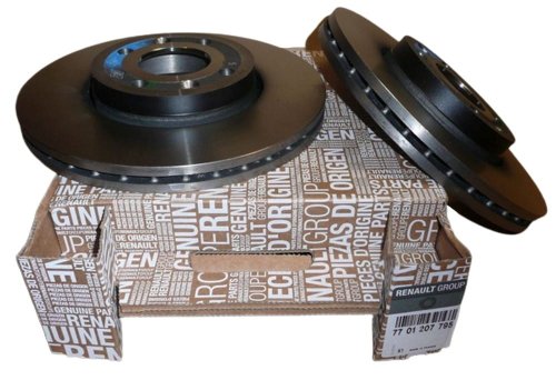 Brake Discs Set 7701207795 Renault, Dacia Clio 3, Modus, Megane 2 Front New Genuine