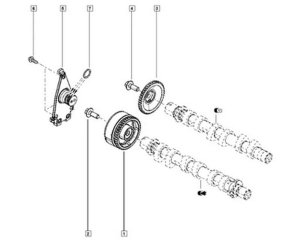 Timing Gear 1302400Q0E Renault Lodgy, Logan, Duster New Genuine