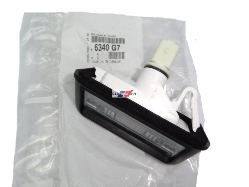 License Number Plate Light Lamp 6340G7 Berlingo III New Original