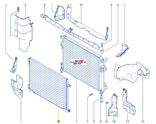 Air Conditioner Condenser 2.0DCI Valeo 8200411148 New Replacement Renault Trafic 2