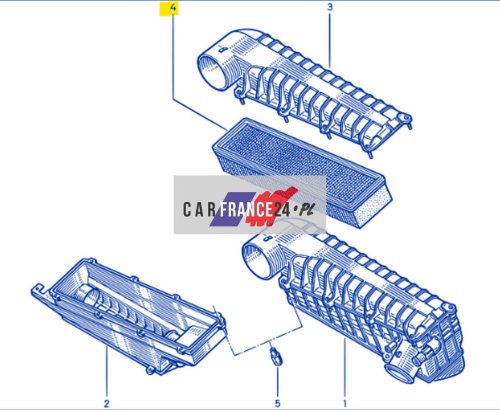 Air Filter 7700261097 Renault Safrane New Genuine
