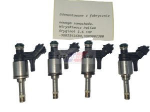 Set of injectors 1.6THP 4 pieces 9802541680 OE PSA