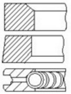 Piston Rings 1.9 DCI 12033AW300 New OE Renault Laguna Trafic 2