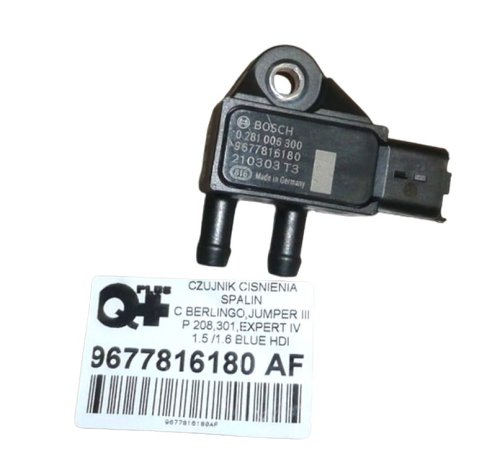 Exhaust Pressure Sensor 2.0 HDI 9677816180 New PSA OE