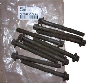 Head Cover Bolts Set 7701473571 New OE Renault Master 3