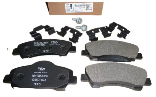 Brake Pads Front 1647863480 New Original Citroen Peugeot 301