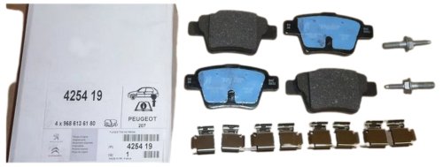 Brake Pads Rear 425419 New Original Citroen Peugeot 207