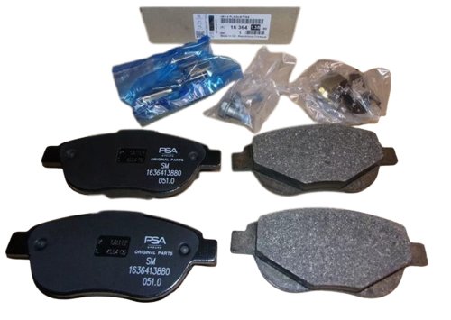 Brake Pads Front 1636413880 New Original Citroen Peugeot Xsara II