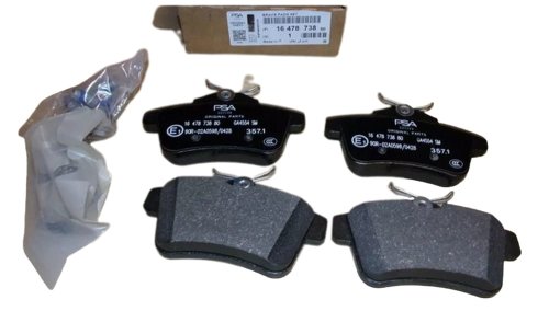 Brake Pads Rear 1647873880 New Original Citroen Peugeot C4 II
