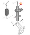 Shock Absorber Front Left 9819219180 New OE Citroen Peugeot C-Elysee (id: 9553)