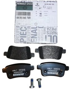Brake Pads Rear 440604876R New OE Renault Kangoo II