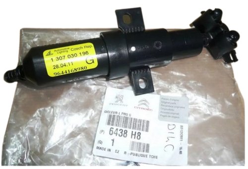 Washer Nozzle Left 6438H8 New OE Citroen Peugeot C2