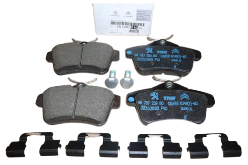 Brake Pads Rear 1608681680 New OE PSA C4 II