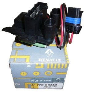 Fan Rheostat 7701045553 Renault Clio II Thalia Original 