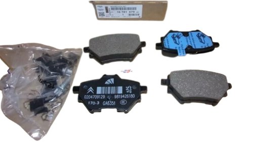 Brake Pads Rear 268MM  1678167980 Citroen C4, Picasso, Peugeot 308, 3008 Original