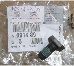Flywheel Bolt  691489 Citroen Peugeot Original