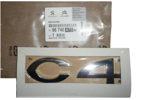 Emblem 9674047580 Citroen C4 Picasso Original 