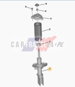 Shock Absorber Front 1635532480 Nowy OE PSA 308
