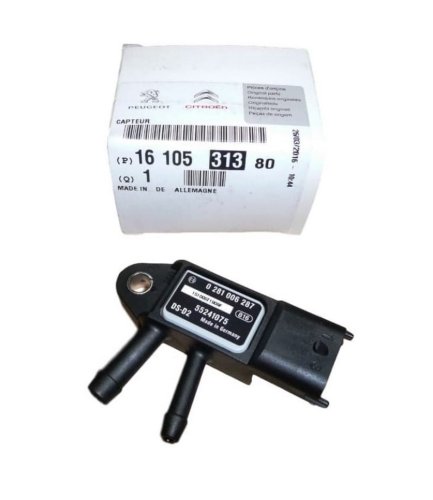 Exhaust Gas Pressure Sensor 1610531380 Citroen Jumper III 3.0HDI Original 
