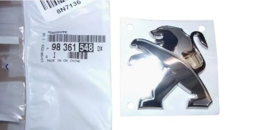 Emblem Rear 98361548DX Peugeot 508 II Original 