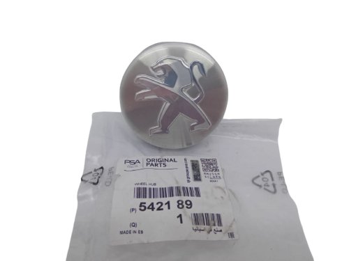Wheel Centre Cap 542189 Peugeot 208, 308, 508 New Genuine