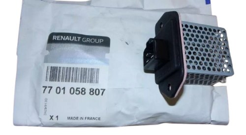 Blower Resistor 7701058807 Renault Trafic II,III Original 