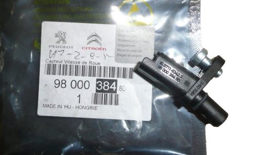 Abs Sensor Front 9800038480 Citroen Peugeot Original 