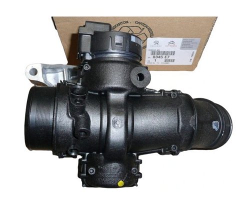 Throttle Body 0345E7 Citroen Peugeot Xsara Picasso, Berlingo 1, C5 II New Genuine