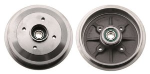 Brake Drum + ABS  424746 Citroen C3, C4 Cactus Original 
