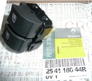 Window Open/Close Button Original 254118044R Renault Clio IV 