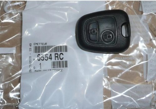 Key 6554RC 6554.RC Peugeot 107,207,307 Original 