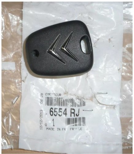 Key 6554RJ 6554.RJ Citroen C1, C2 C3,C3 II,III Original 