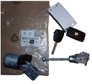 Ignition Switch Set  9677415380 Peugeot 308 Original 