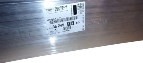Front Reinforcement 9824513780 Peugeot 3008 II 5008 II Original