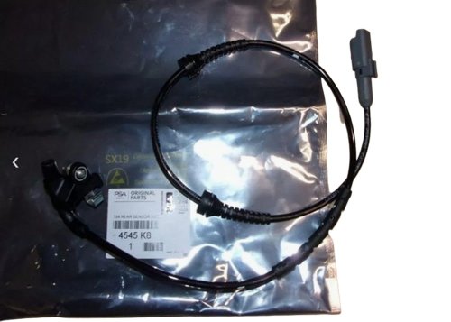 Abs Sensor Rear 4545K8 New OE PSA