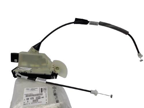 Door Lock Left Front 9812500880 Peugeot 207 Original 