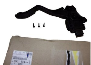 Pedal Covers + Footrest 1623180280 Set Citroen Peugeot Original