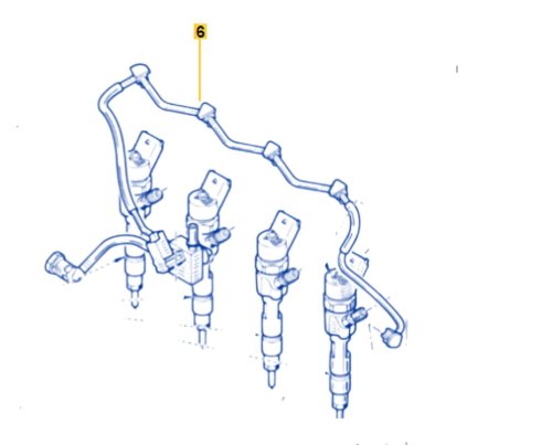 Fuel Line 1751100Q0E Renault Master, Trafic Dużo Modeli New Genuine