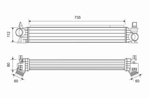 Intercooler 1613994180 Citroen Jumper 15- 2.0-2.2BLUEHDI Original New