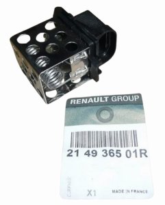Fan Resistor 214936501R Renault Fluence Latitude Original