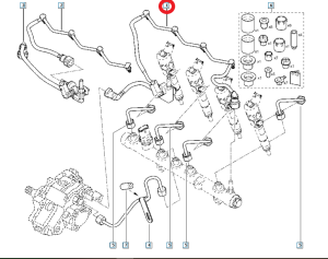 Fuel Line 8200409687 Renault Megane Scenic Dużo Modeli New Genuine