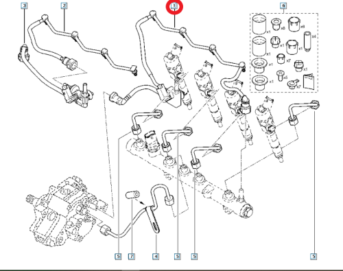 Fuel Line 8200409687 Renault Megane Scenic Dużo Modeli New Genuine