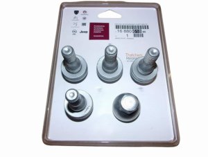 Wheel Bolts 1688061880 Anti-Theft Kit 17mm PSA Original New