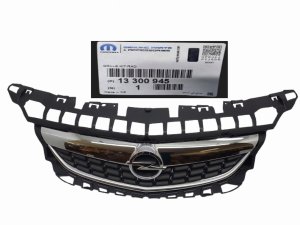 Grille with Logo and Strips 13300945 Opel Astra Original New